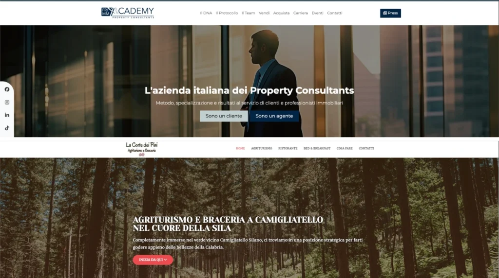 Portfolio sviluppatore WordPress Cosenza